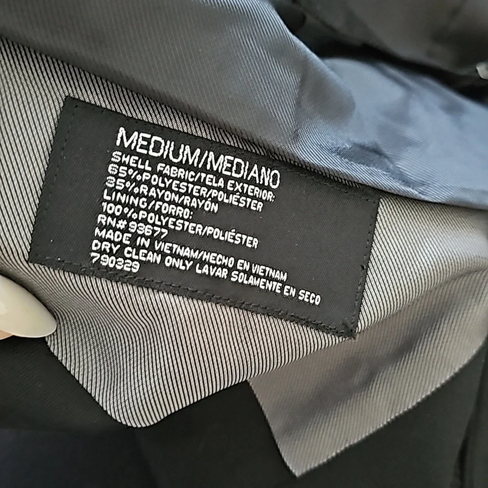 EUC Ralph Lauren Black Suit Pants (33/32) & J. Ferrar Modern Fit Black Vest
